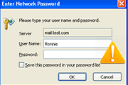 Outlook запрашивает пароль при подключении к Gmail