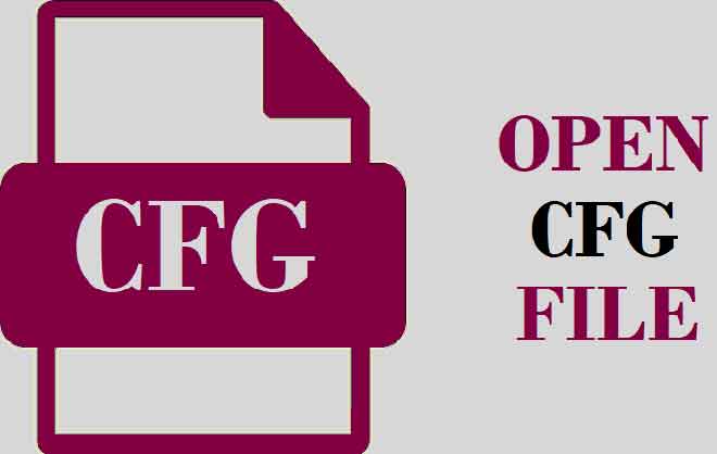 Что такое файл CFG и как его открыть в Windows и Mac