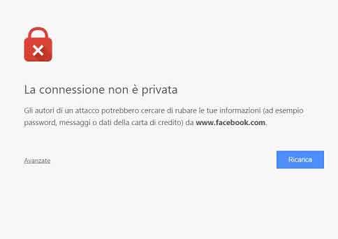 Chrome: ваше соединение не является частным — что означает это предупреждение?