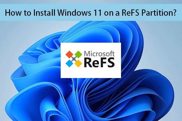Как установить Windows 11 на раздел ReFS?