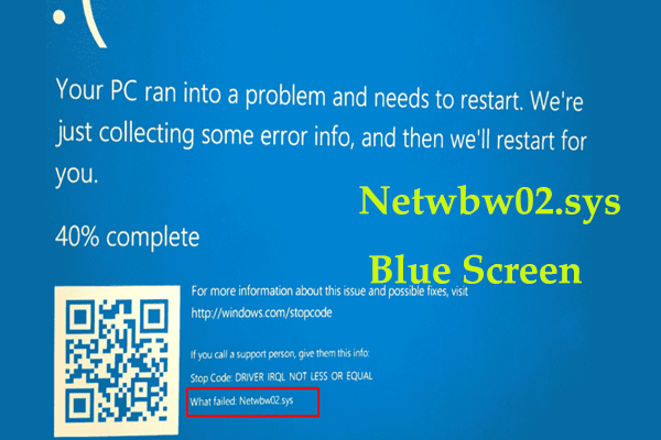 Как исправить синий экран ошибки Netwbw02.sys в Windows 10?  5 способов!