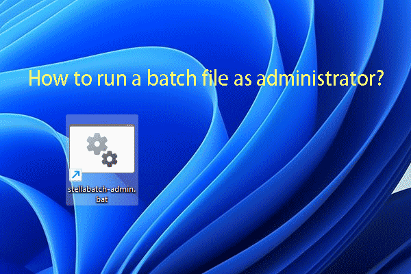 Как всегда запускать пакетный файл от имени администратора в Windows?