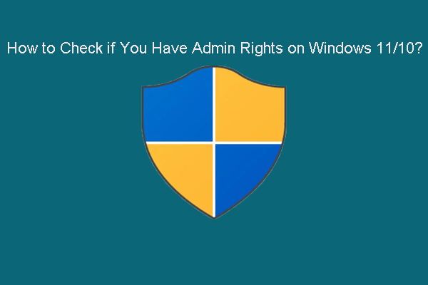 Как проверить, есть ли у вас права администратора в Windows 11/10?