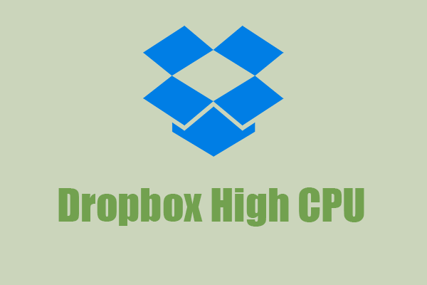 Dropbox Высокая загрузка ЦП, памяти и диска на вашем компьютере