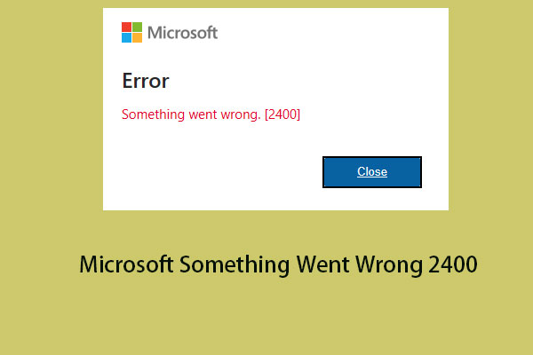 Как исправить Microsoft Что-то пошло не так 2400 в Outlook?