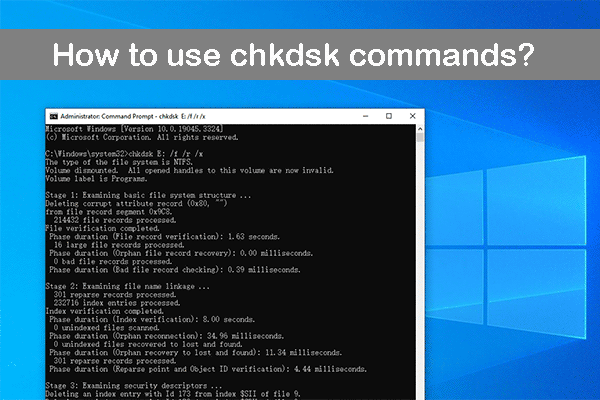 Как использовать команды CHKDSK для проверки дисков на наличие ошибок?
