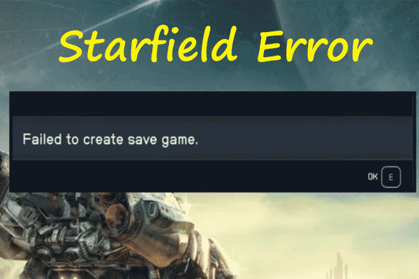 Starfield не удалось создать сохраненную игру. Произошла ошибка?  Попробуйте 4 исправления!