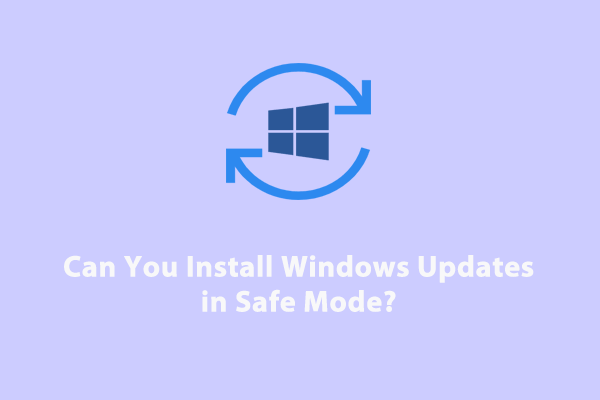 Можете ли вы запустить Центр обновления Windows в безопасном режиме?