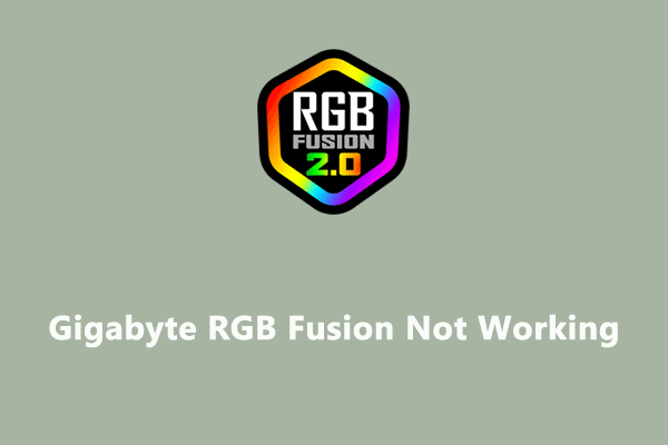 Gigabyte RGB Fusion не работает?  Исправить это сейчас!