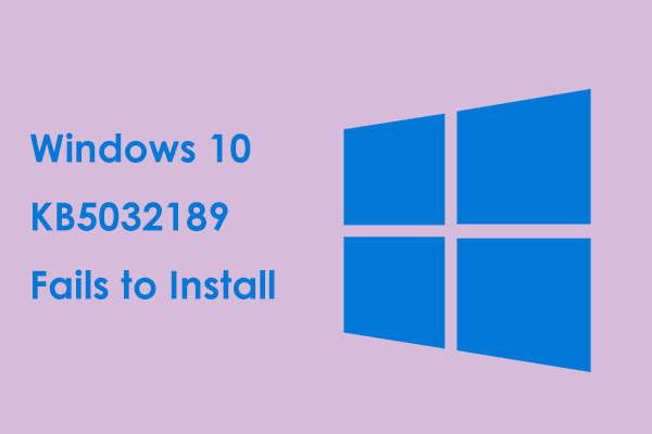 Обновление Windows 10 KB5032189 не устанавливается/зависает?  Почини это!