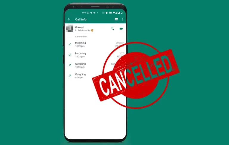 Удалить историю звонков WhatsApp на Android и iOS