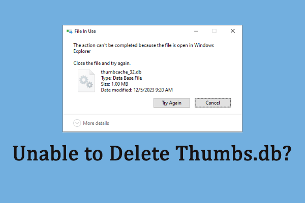 Не можете удалить Thumbs.db?  Попробуйте эти четыре метода!