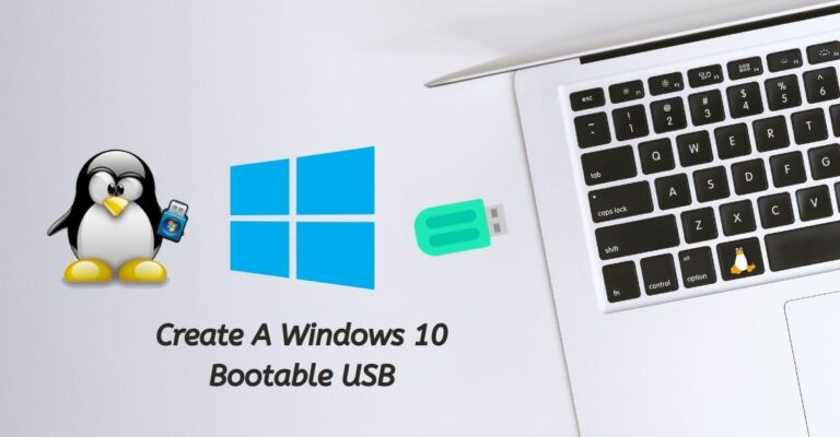 Как создать загрузочный USB-накопитель Windows 10 в Linux?