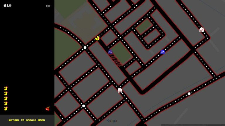 Первоапрельская пасхалка Google — как играть в Pac-Man на Google Maps?