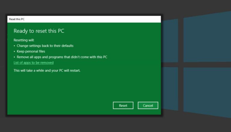 Как сбросить настройки Windows 10 с паролем и без него?