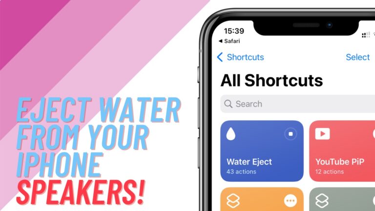 Вот как использовать ярлыки Siri для удаления воды с iPhone
