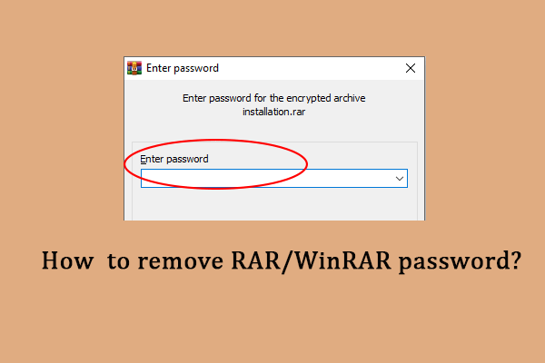 Могу ли я удалить пароль WinRAR?  Вот некоторые предложения