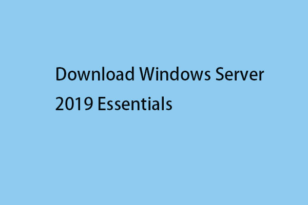 Загрузите Windows Server 2019 Essentials и установите его на ПК