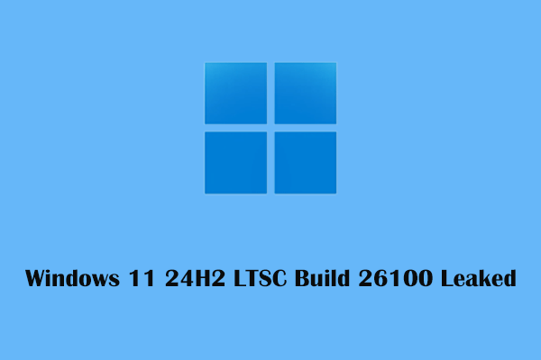 Утечка ISO версии 24H2 LTSC Windows 11 Build 26100